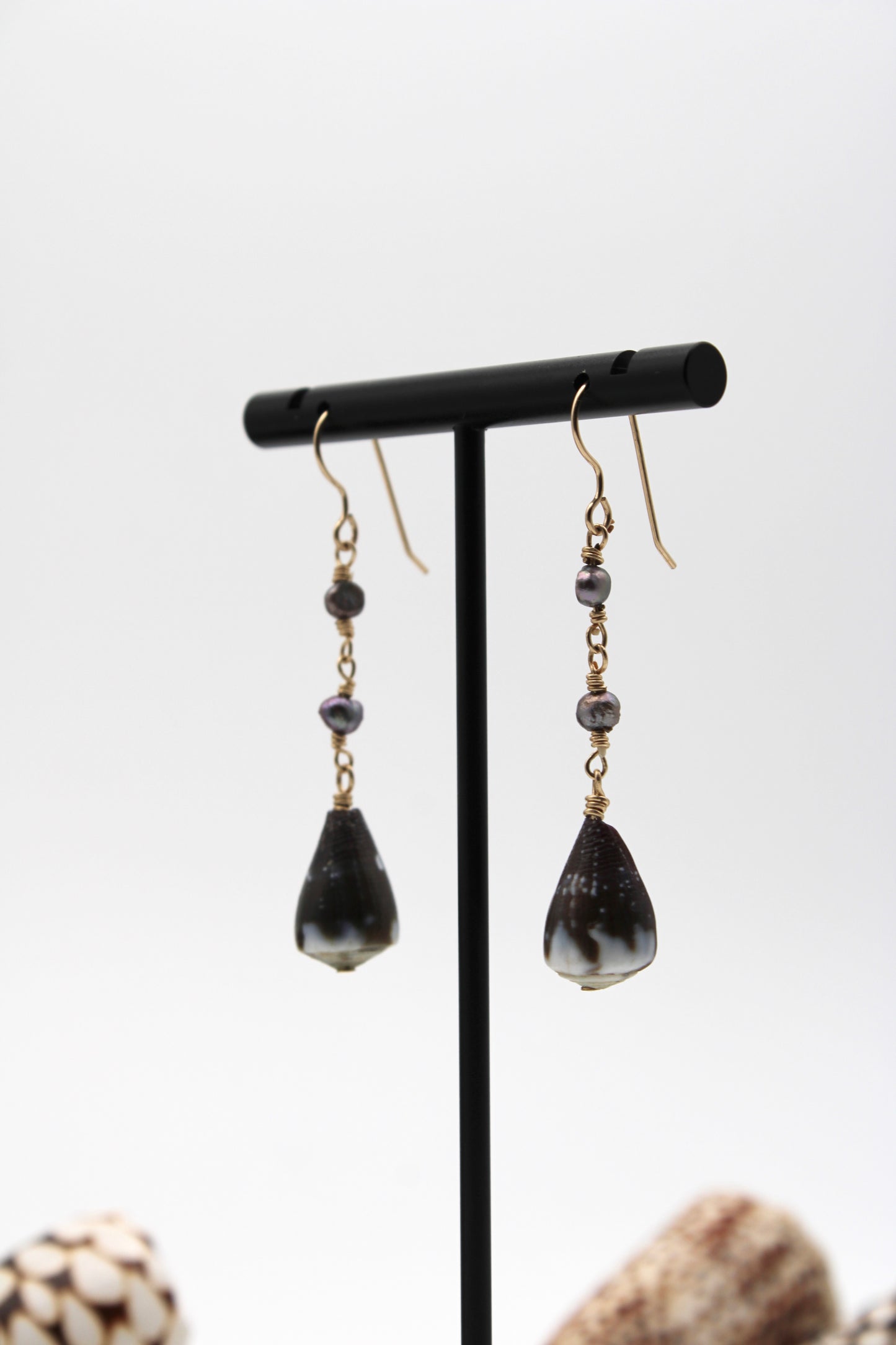 Keshi Pearl Drop Earrings