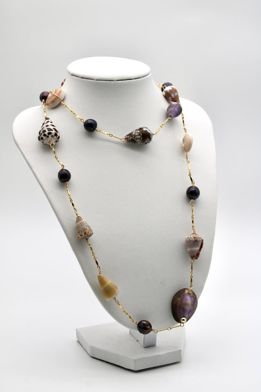 Infinity Necklace - 1 Inch Shells