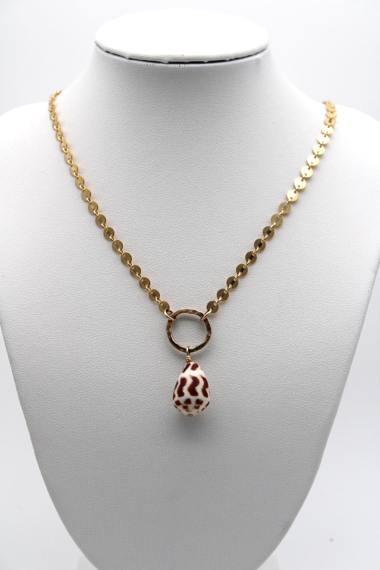 Hebrew Cone Ring Necklace