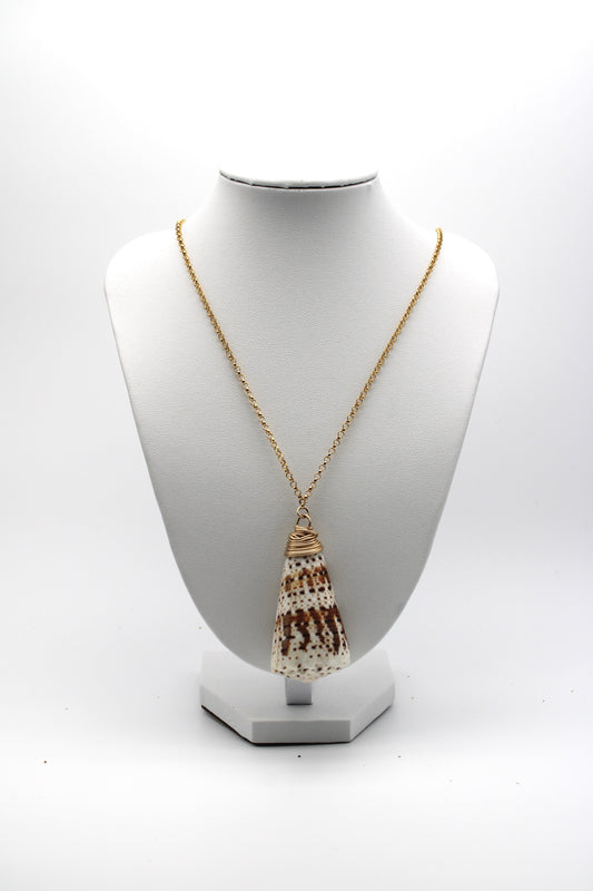 Large Imperial Cone Unisex Necklace