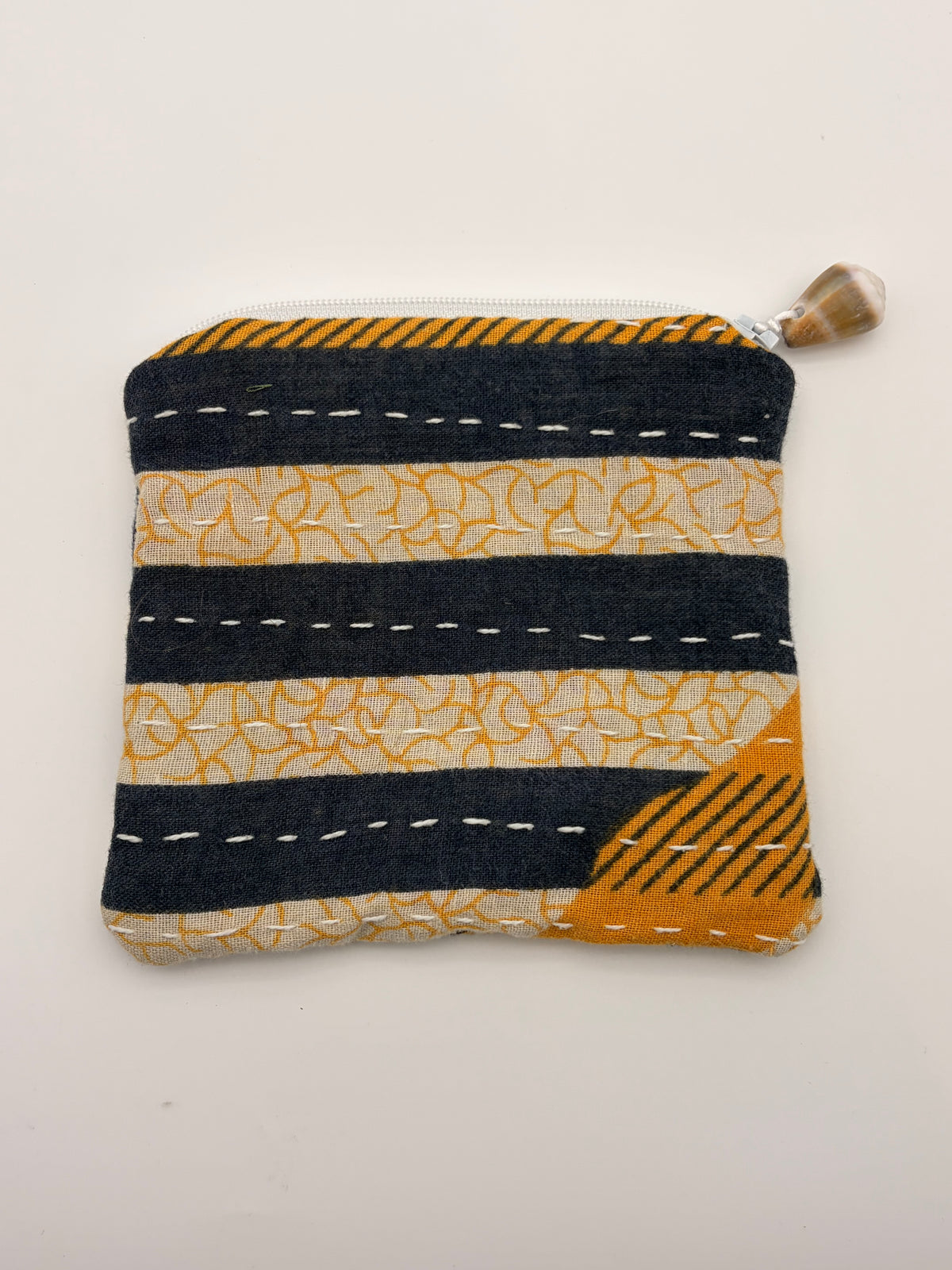 Kantha Shell Pouch Set