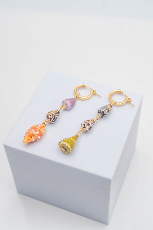 Multi Shell Earrings