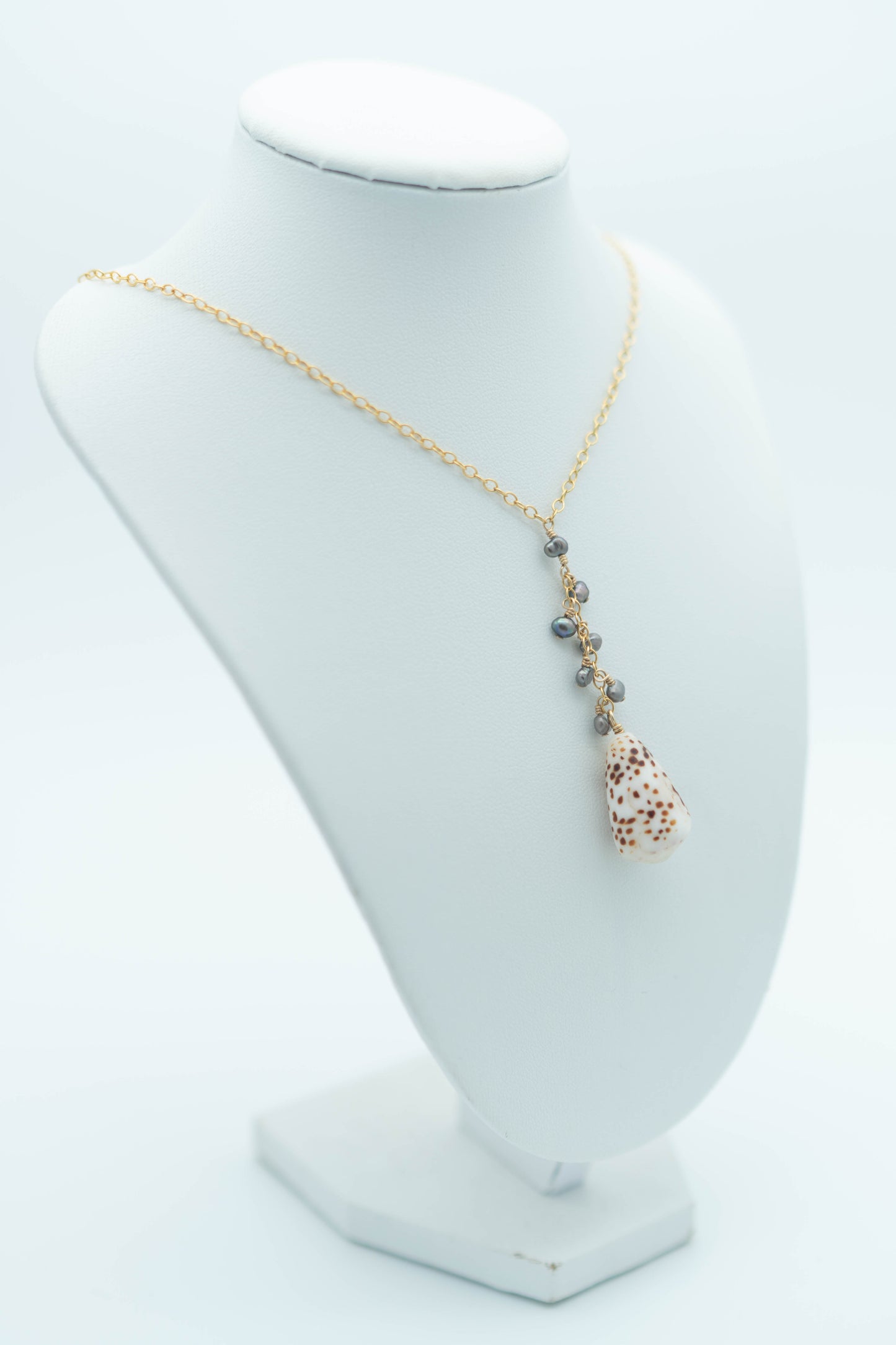 Flea Cone Waterfall Necklace