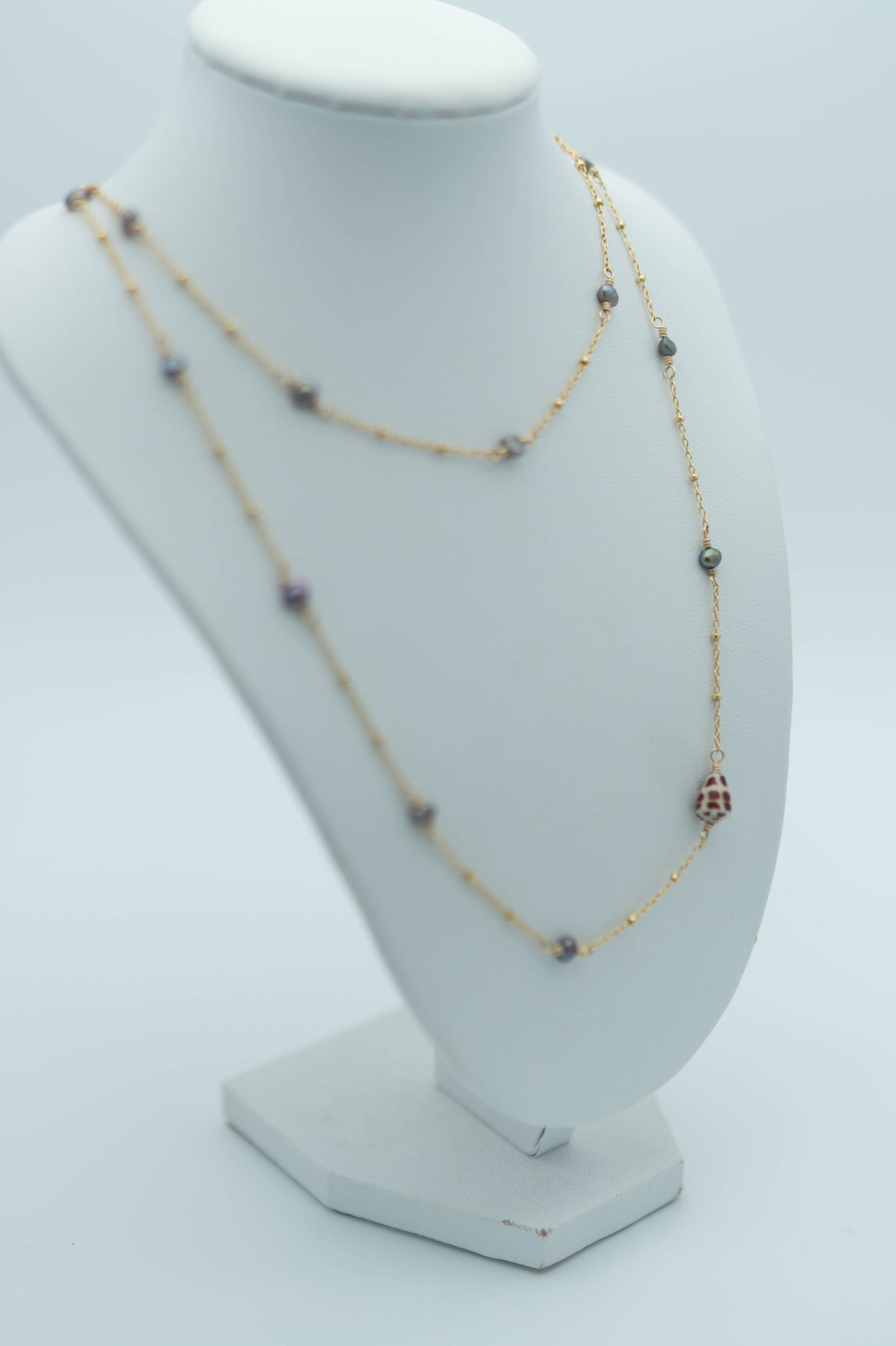 Keshi Pearl Infinity Necklace