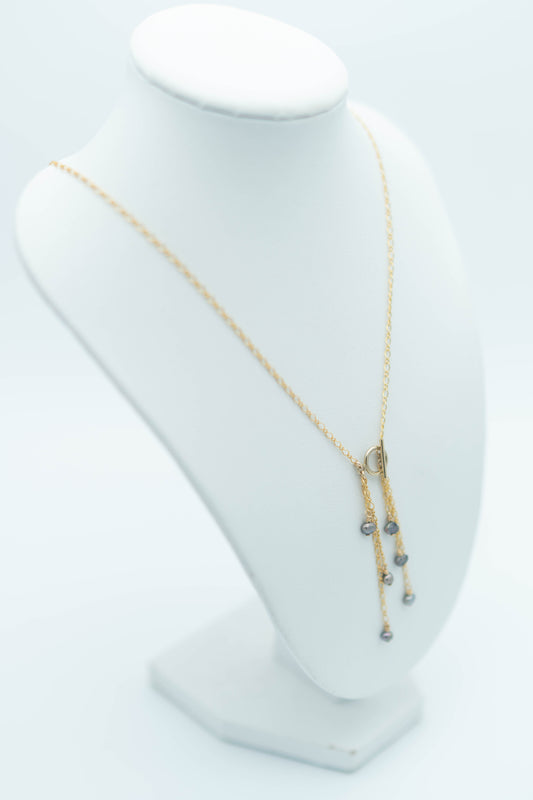 Keshi Pearl Waterfall Necklace