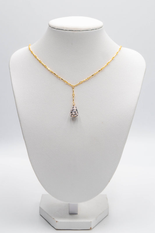 Baby Hebrew Cone Drop Necklace