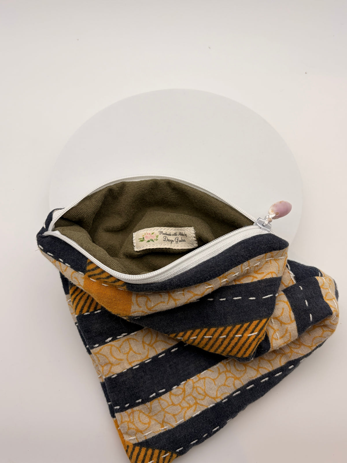 Kantha Shell Pouch Set