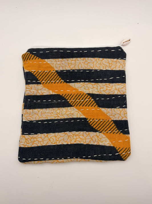 Kantha Shell Pouch Set