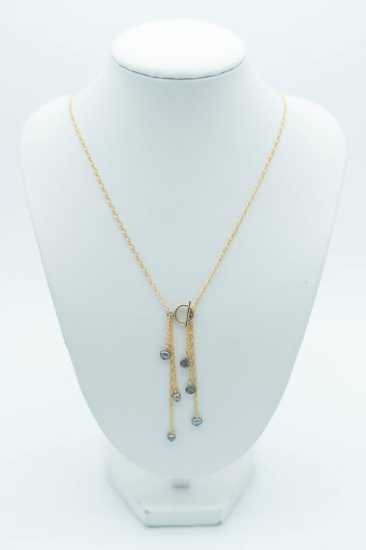 Keshi Pearl Waterfall Necklace