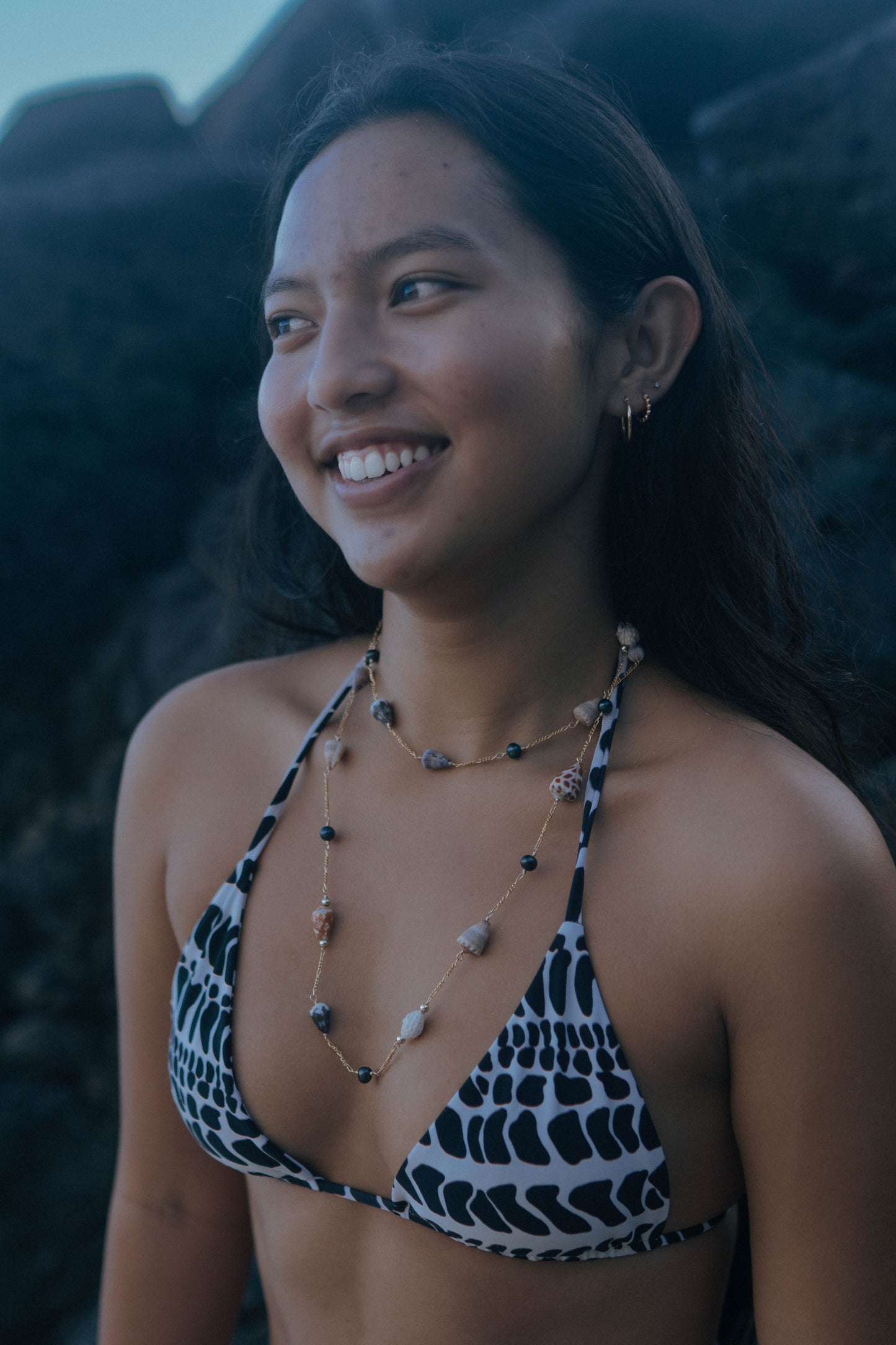 Infinity Necklace - .5 Inch Shells