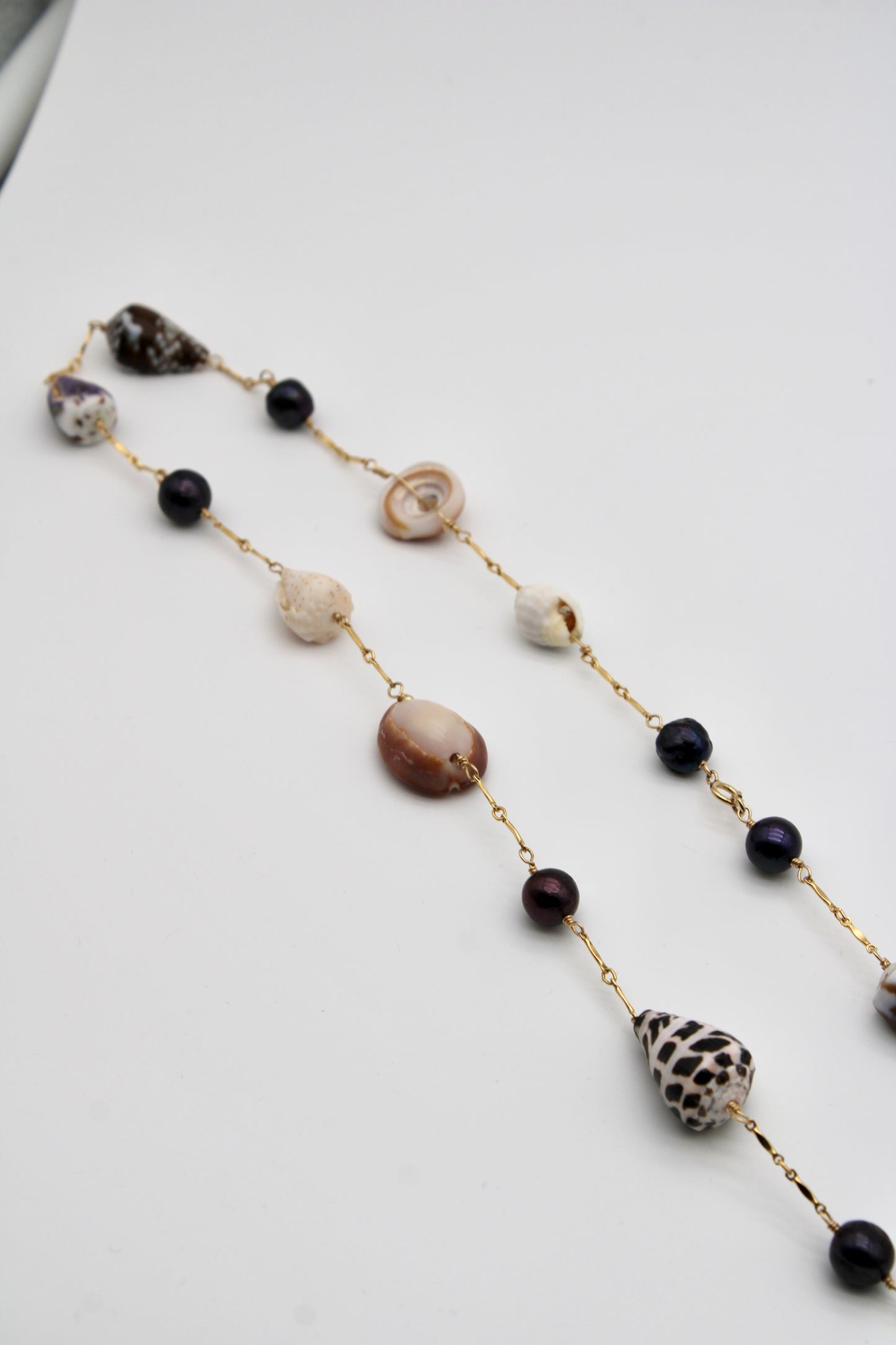 Infinity Necklace -  1 Inch Shells