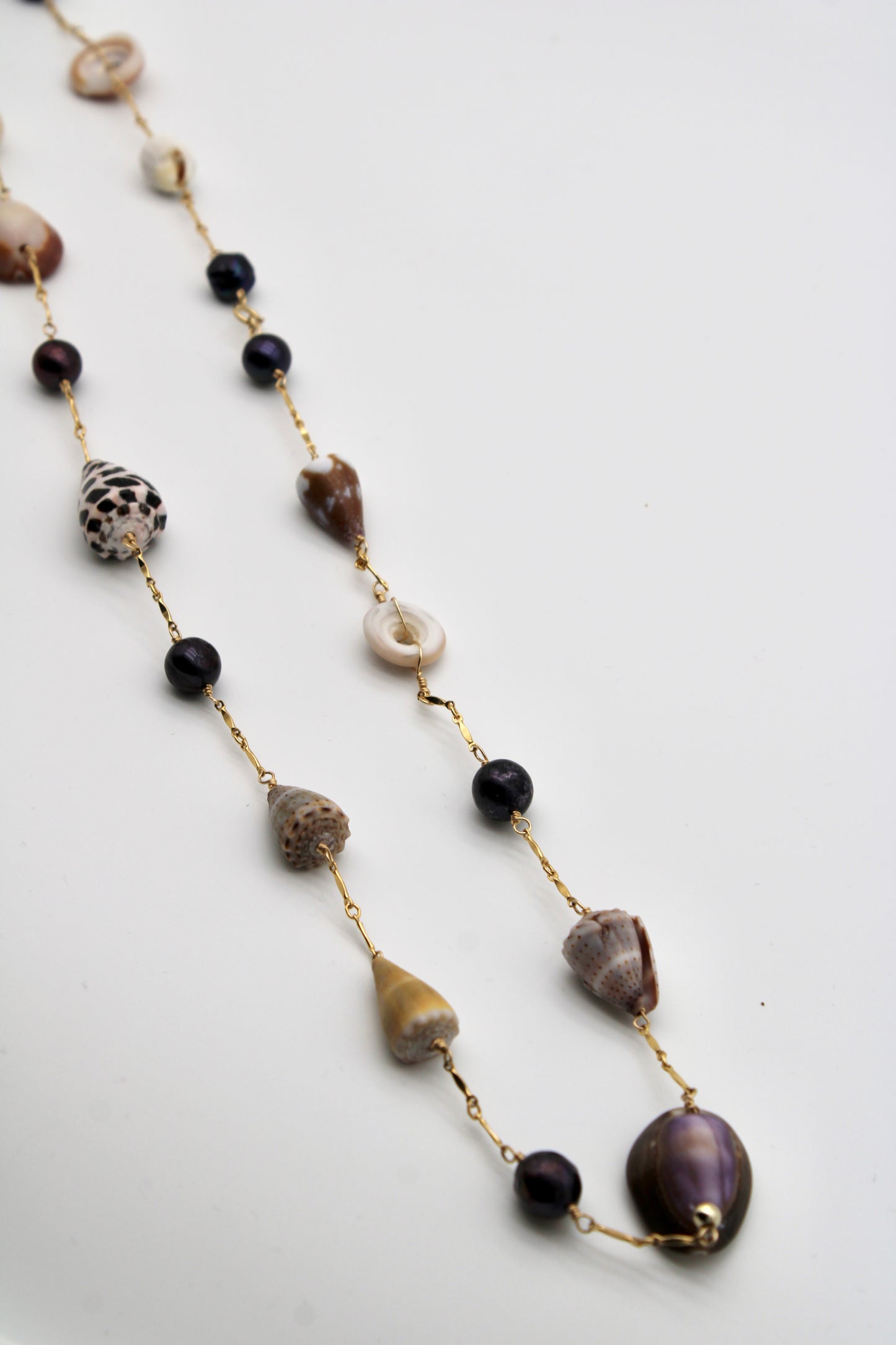 Infinity Necklace -  1 Inch Shells