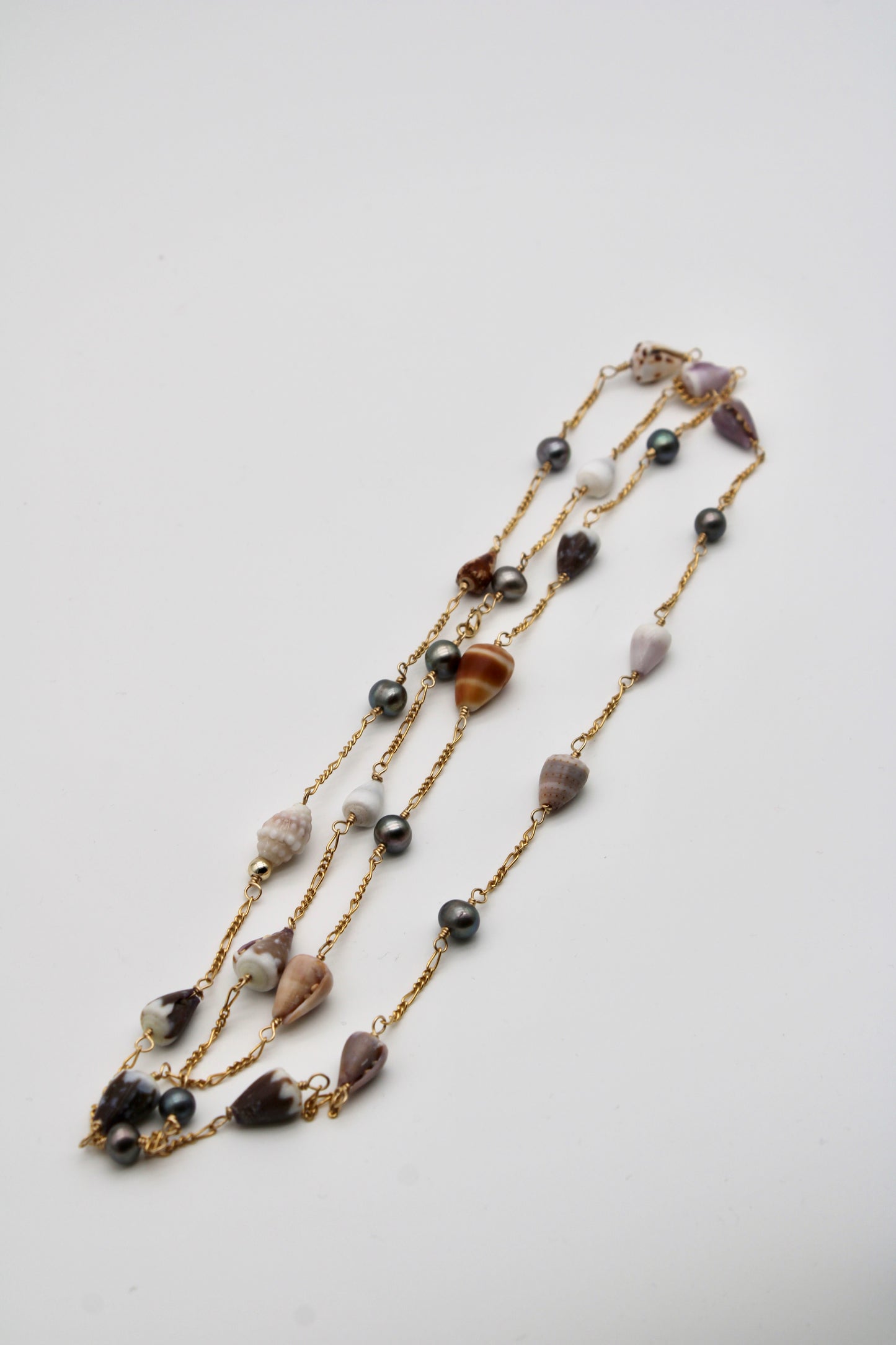 Infinity Necklace - .5 Inch Shells