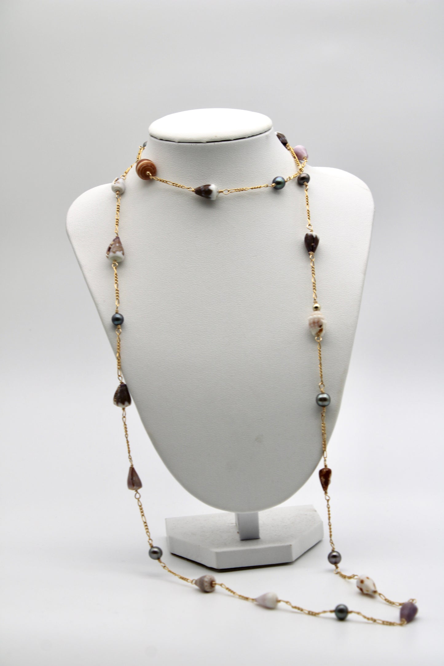 Infinity Necklace - .5 Inch Shells