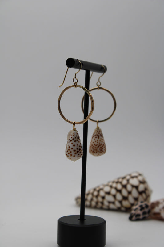 Shell Hoop Earrings